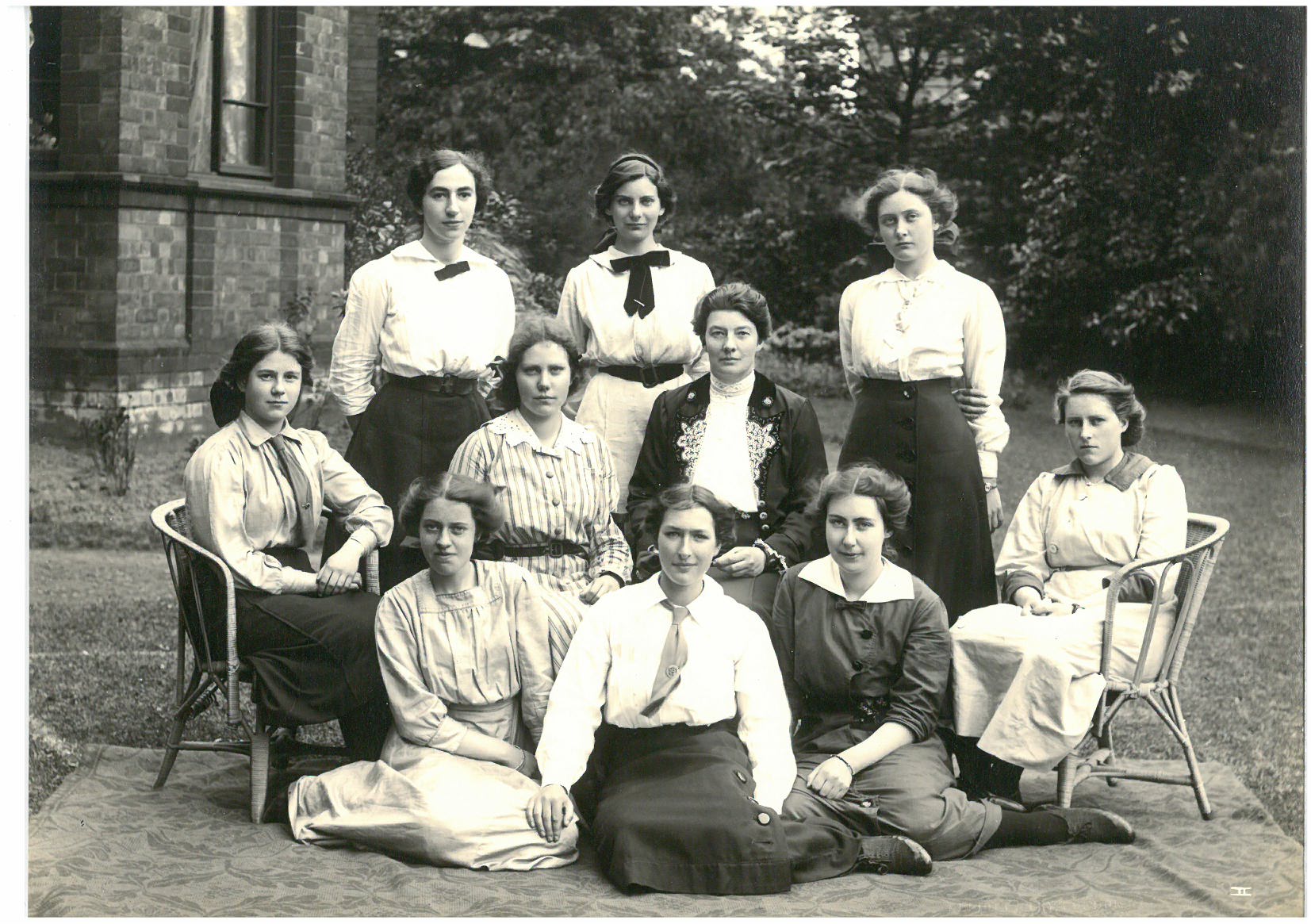 WGS Group - Caroline Alice Lejeune - left end of front row.